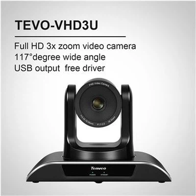 Видеоконференции HD с 3-кратным зумом